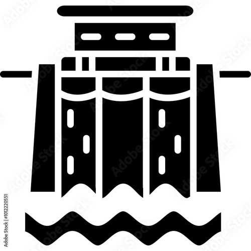 Dam Vector Icons