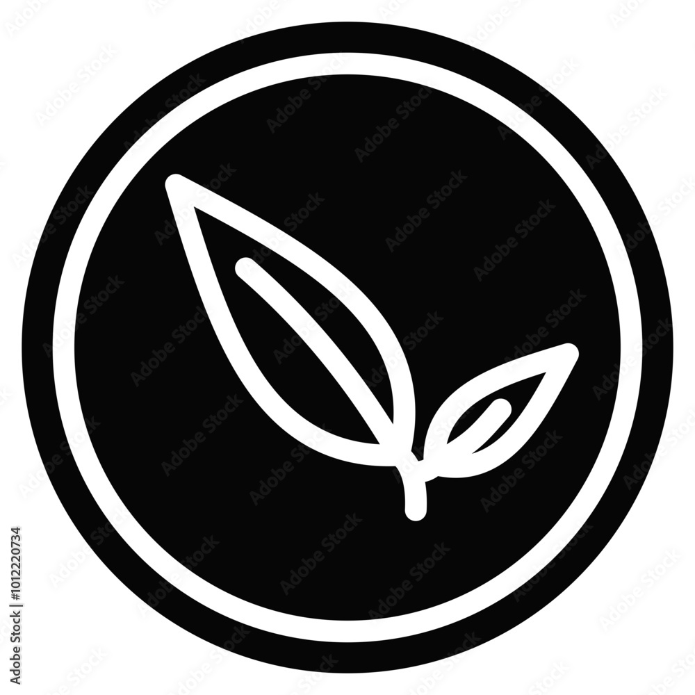 Fototapeta premium No Gmo Vector Icons