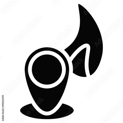 Fire Location Vector Icons