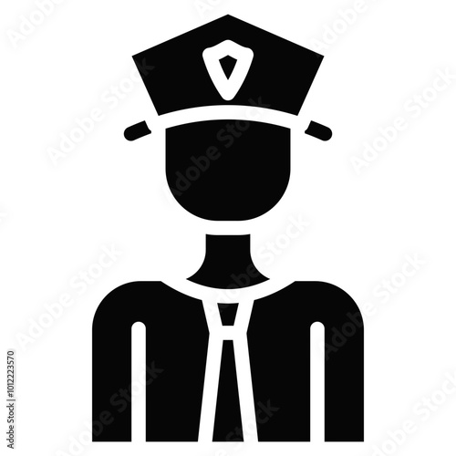 Police Officer Vector Icons