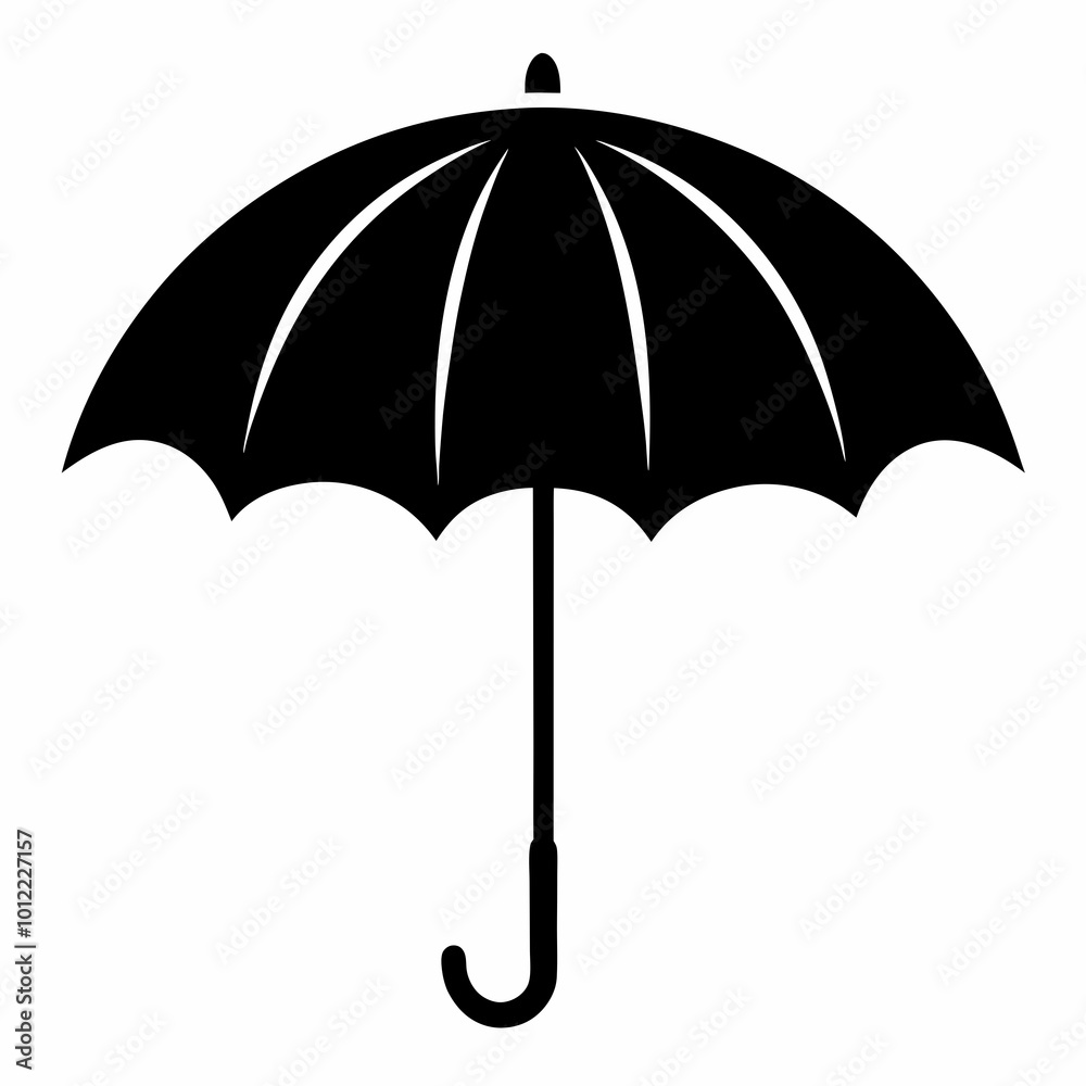 black umbrella isolated on white black umbrella isolated on white