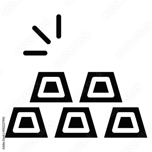 Ingots Vector Icons
