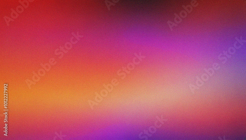Red, Orange, Purple, Black grainy texture. Smooth grainy gradient featuring dynamic grainy texture effects