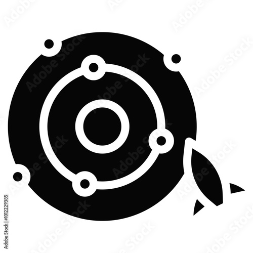 Space Orbit Vector Icons