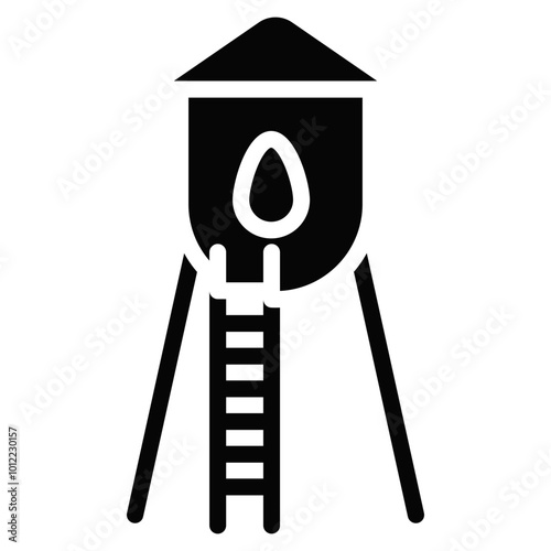 Water Tank Vector Icons