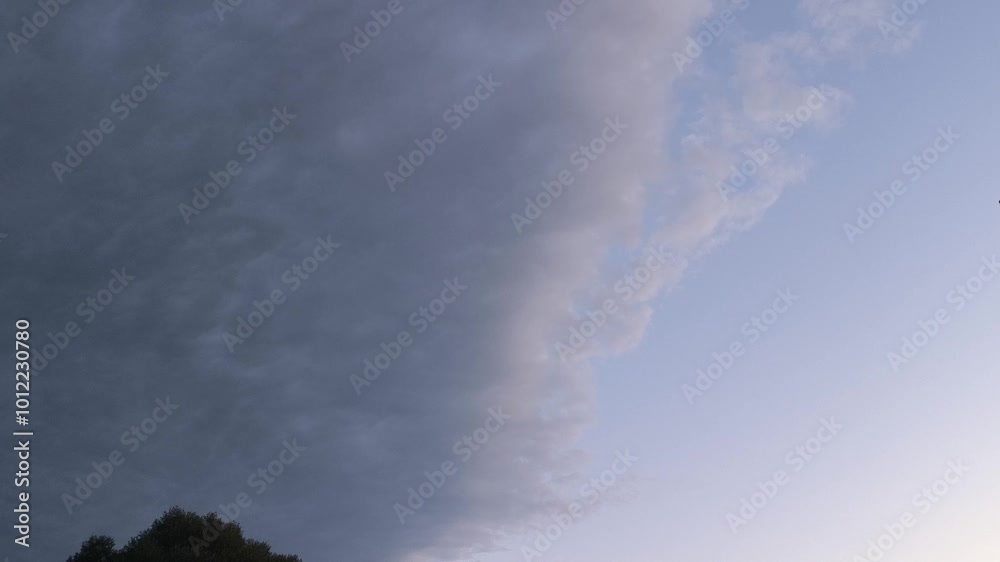 Dark sky and impressive clouds before the rain. Dark sky and impressive clouds before the rain.