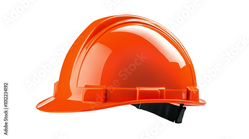 Safety helmet on a transparent background showcasing construction gear for pr...