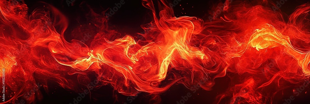 Fototapeta premium red flames 