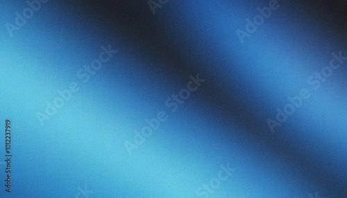 White, Black, Blue noise texture poster banner header design. Retro grainy gradient with sleek grainy gradient highlights