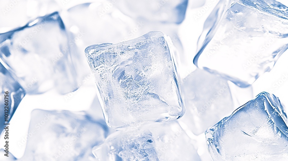 ice texture on white background center left hole ice texture on white background center left hole