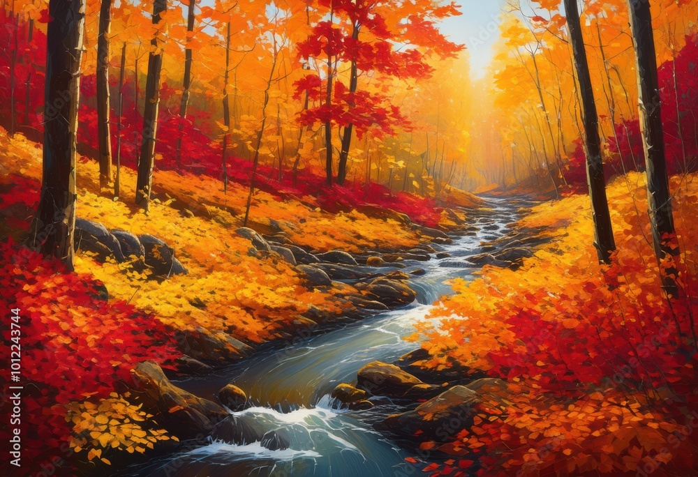 vibrant autumn forest bathed soft natural light showcasing brilliant leaves tranquil nature surroundings, colors, trees, landscape, beauty, scenery vibrant autumn forest bathed soft natural light showcasing brilliant leaves tranquil nature surroundings, colors, trees, landscape, beauty, scenery