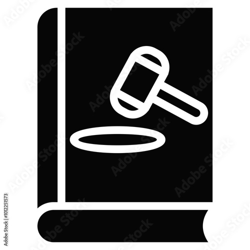 Law Book Vector Icons