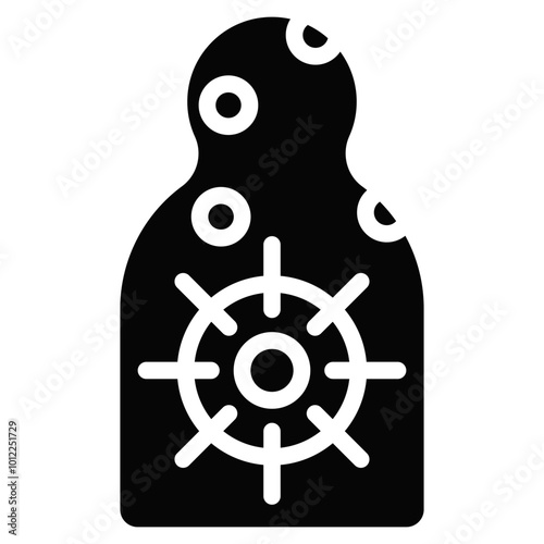 Police Shooting Vector Icons