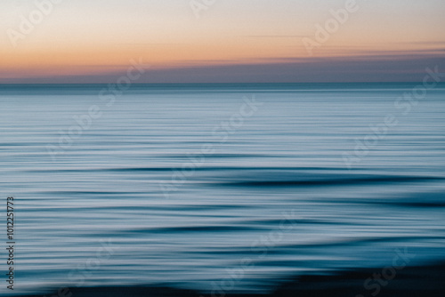 sunset over the sea