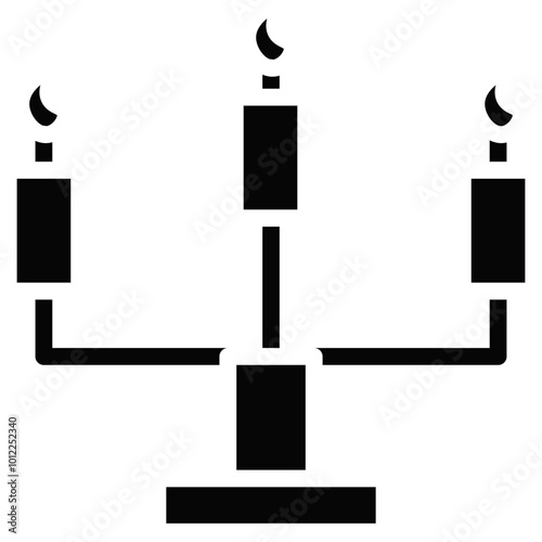 Candelabra Vector Icons