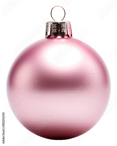 PNG Ornament christmas pink white background.