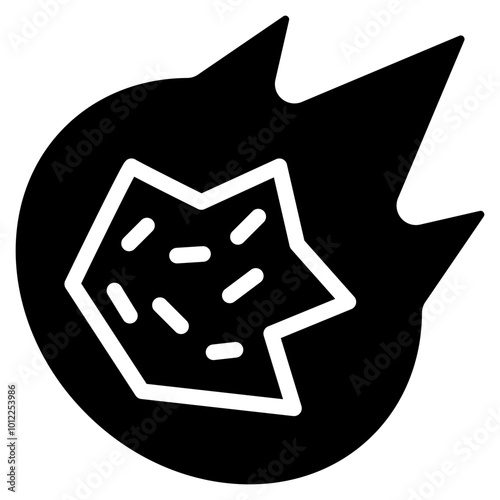 Meteorite Vector Icons