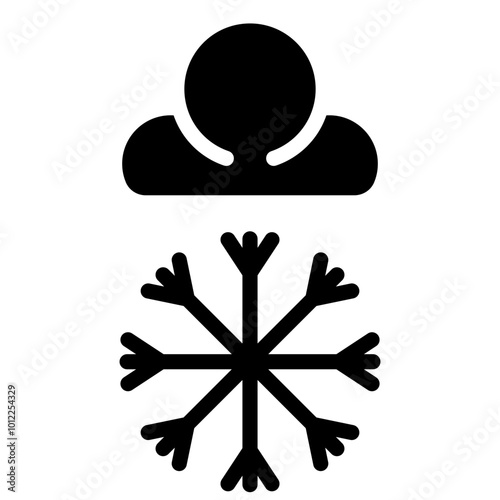 Heavy Snow Vector Icons