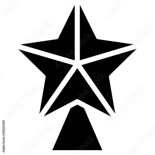 Christmas Tree Topper Vector Icons