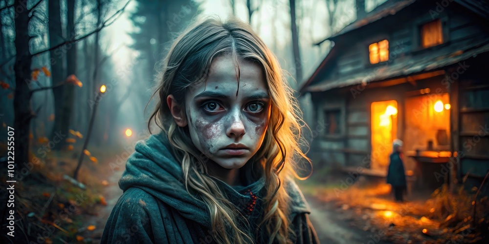 Haunting and Eerie Visuals of Creepy Environments and Chilling Atmospheres for Spooky Themes Haunting and Eerie Visuals of Creepy Environments and Chilling Atmospheres for Spooky Themes