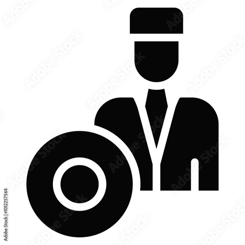 Bodhran Player Vector Icons