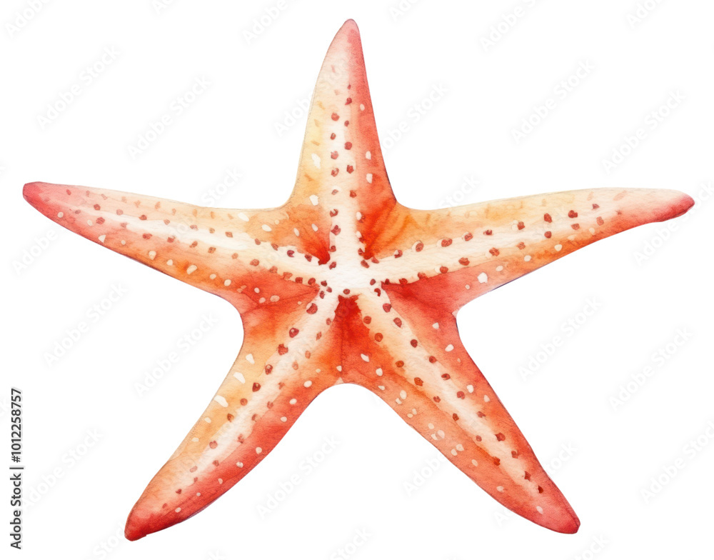 PNG Starfish white background invertebrate echinoderm.