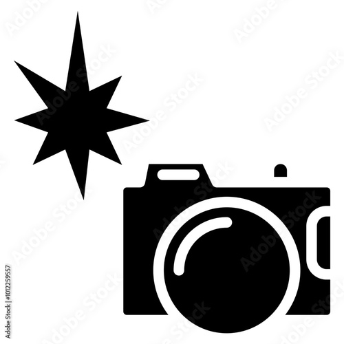 Flash Camera Vector Icons