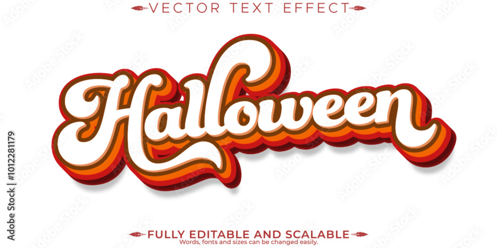 Halloween monster text effect, editable horror and scary text style Halloween monster text effect, editable horror and scary text style