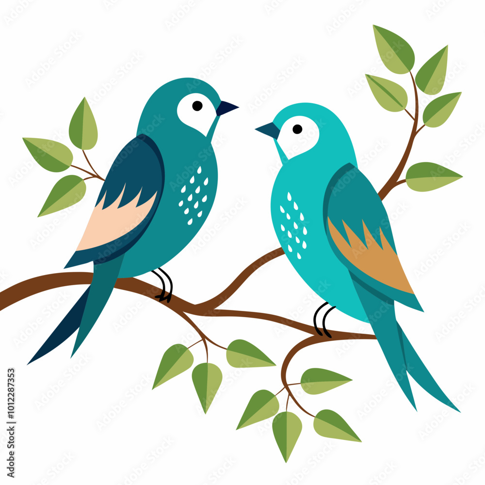 birds on a branch