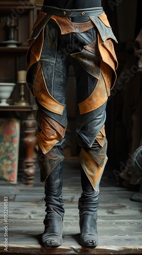 Leather Armor Pants: Fantasy Costume Design