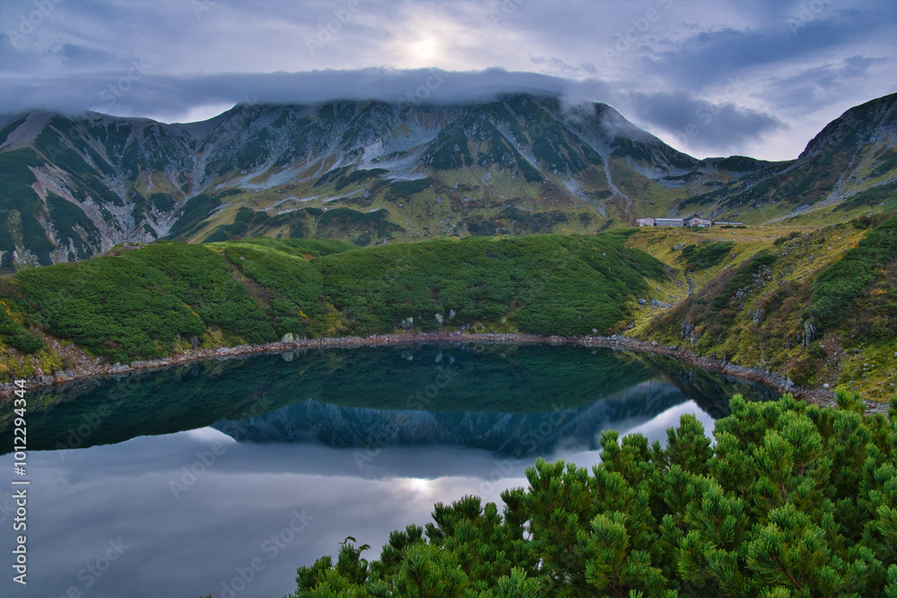 Fototapeta premium 富山県 立山室堂平の紅葉