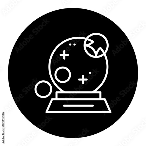 Crystal Ball Vector Icons