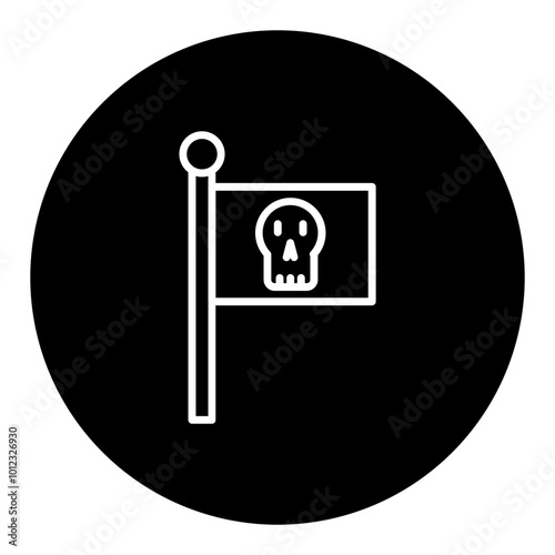 Pirate Flag Vector Icons