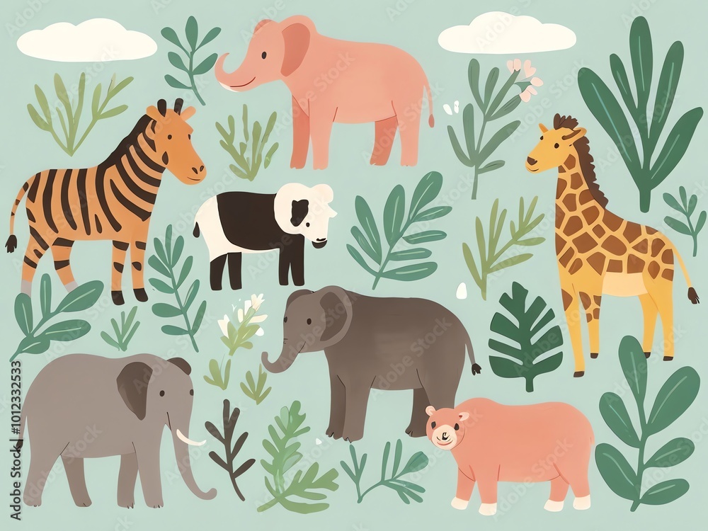 Cute Animal Illustration Cute Animal Illustration