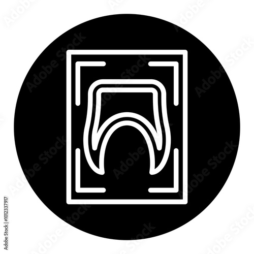 Tooth Xray Vector Icons