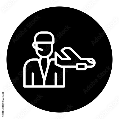 Pilot Vector Icons