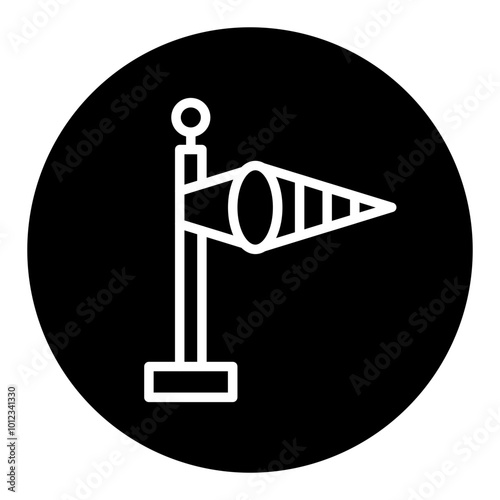 Windsock Vector Icons