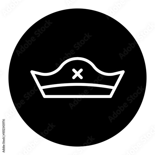Pirate Cap Vector Icons