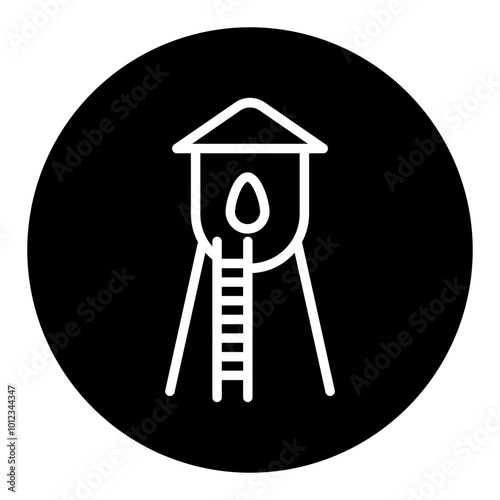 Water Tank Vector Icons