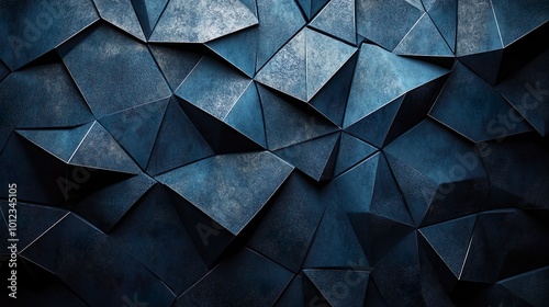 Abstract background design with blue metallic texture and intricate pattern details wallpaper