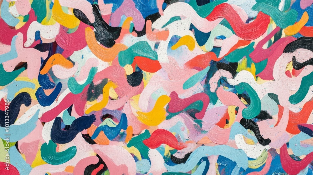 Obraz premium Abstract background with colorful abstract shapes.