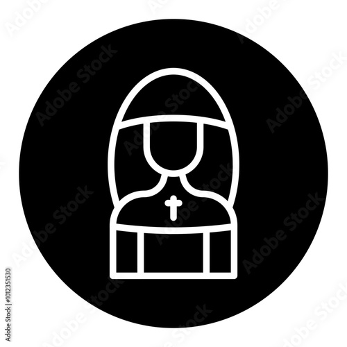 Nun Vector Icons