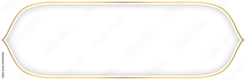 White and gold luxury islamic border frame with shadow White and gold luxury islamic border frame with shadow