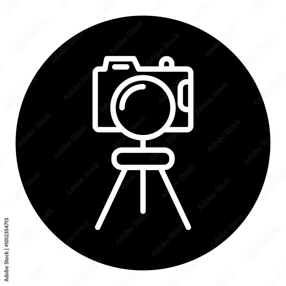 Tripod Camera Vector Icons Tripod Camera Vector Icons