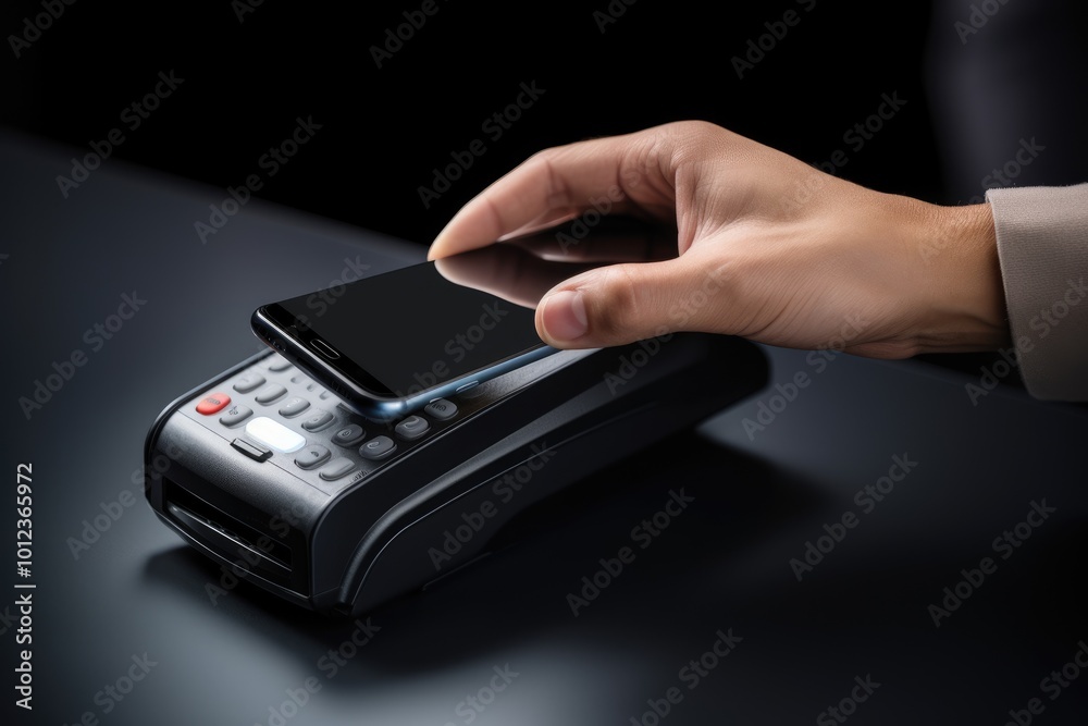 Digital transaction: cashless payment with credit card, phone, nfc, streamlining process for seamless purchases, secure financial interactions, enhancing convenience in everyday transactions. Digital transaction: cashless payment with credit card, phone, nfc, streamlining process for seamless purchases, secure financial interactions, enhancing convenience in everyday transactions.