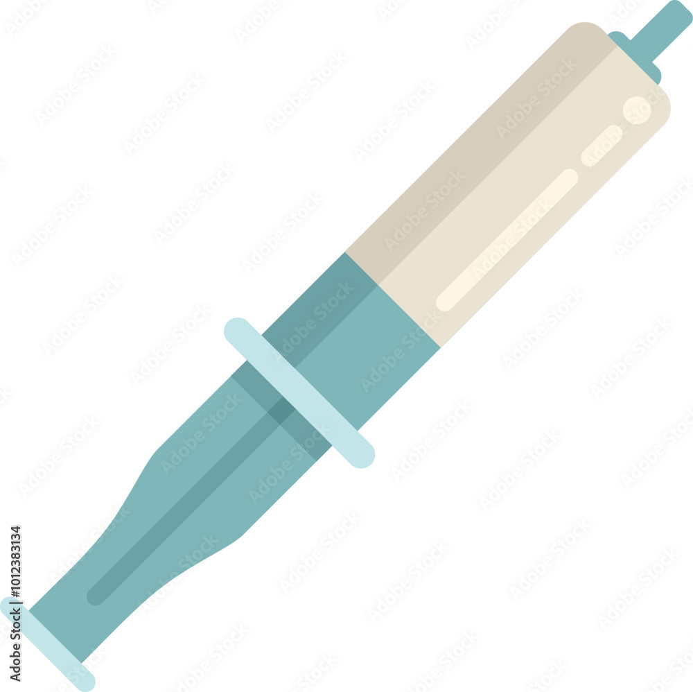 Medical syringe filled with liquid medicine, ready to be administered Medical syringe filled with liquid medicine, ready to be administered