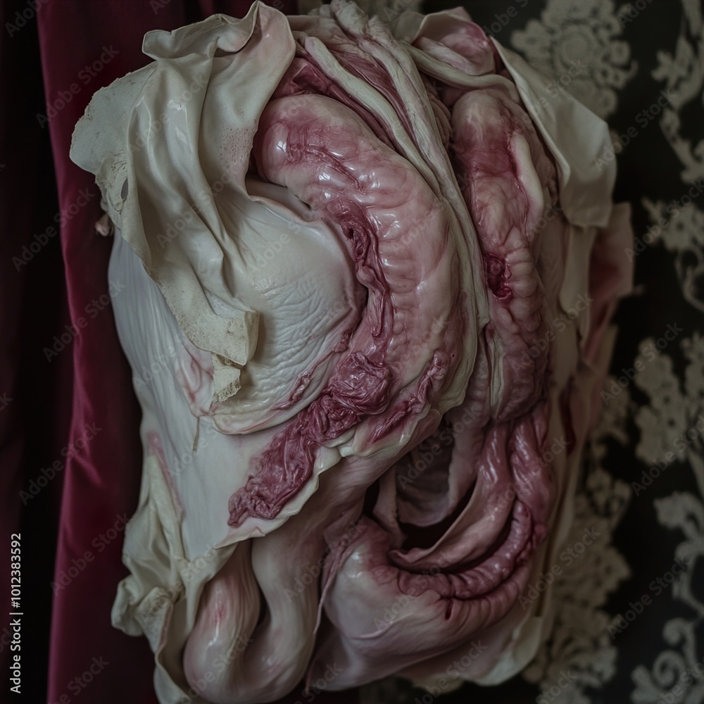 Obraz premium Abstract Sculpture: Organic Forms and Textures