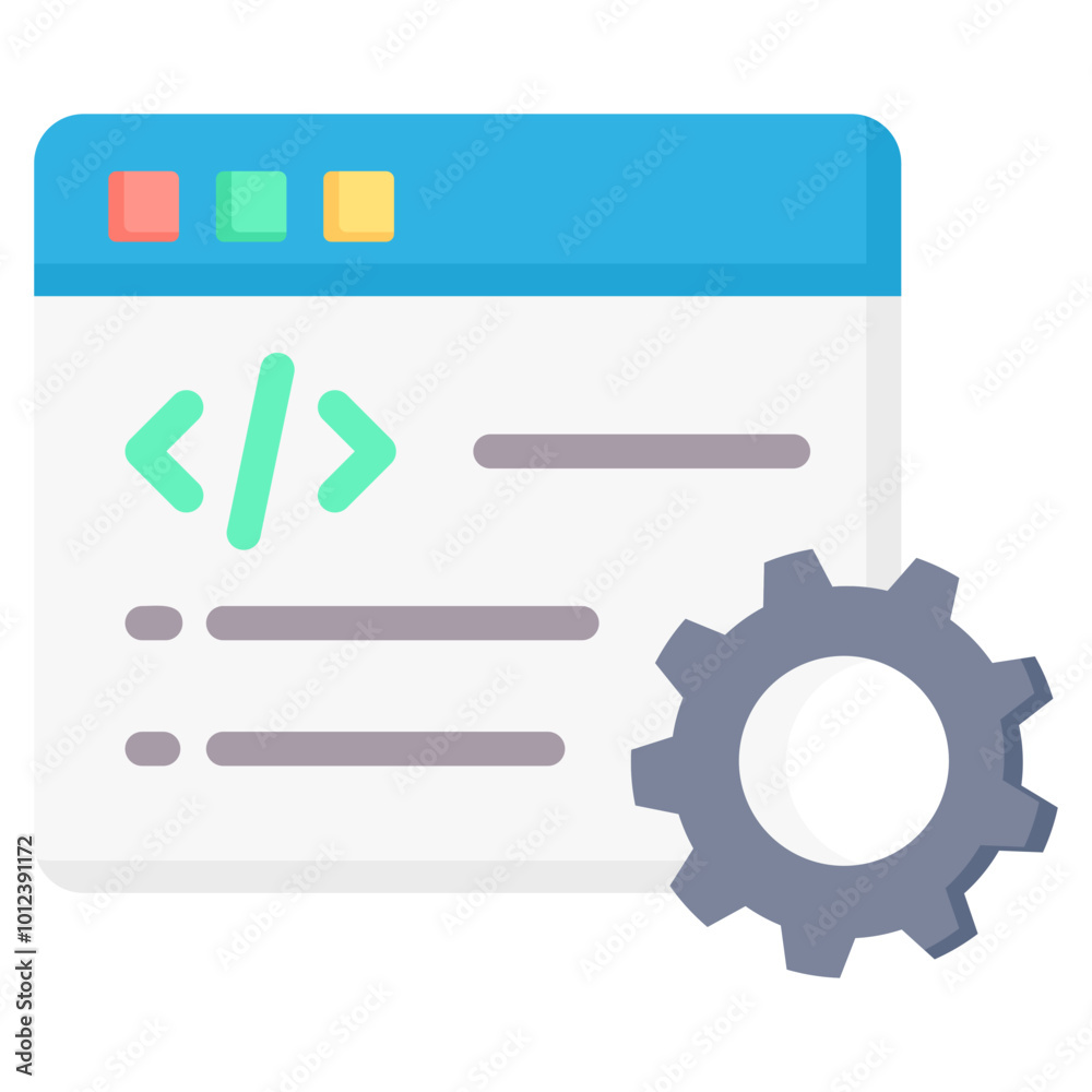 Website Coding Icon Website Coding Icon