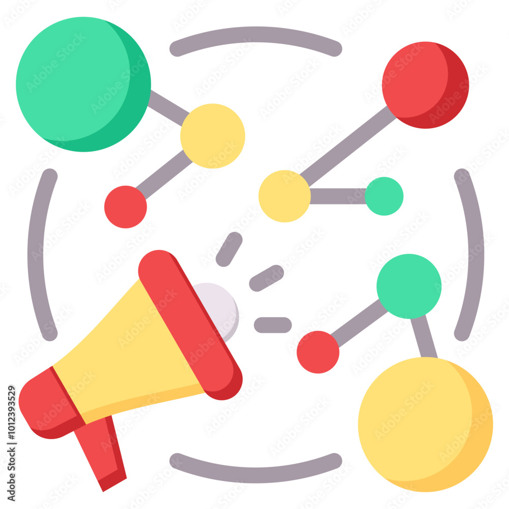 Marketing Network Icon Marketing Network Icon