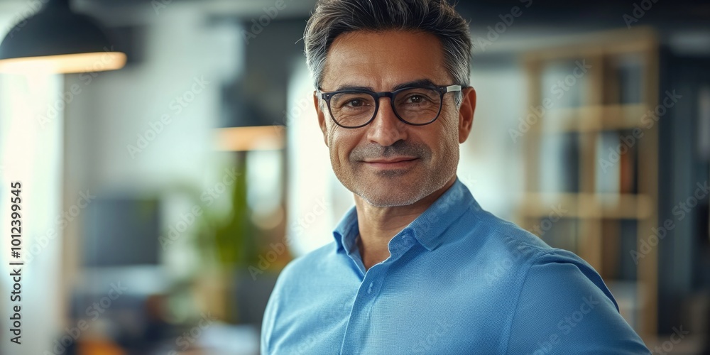 Fototapeta premium Businessman in Office Environment